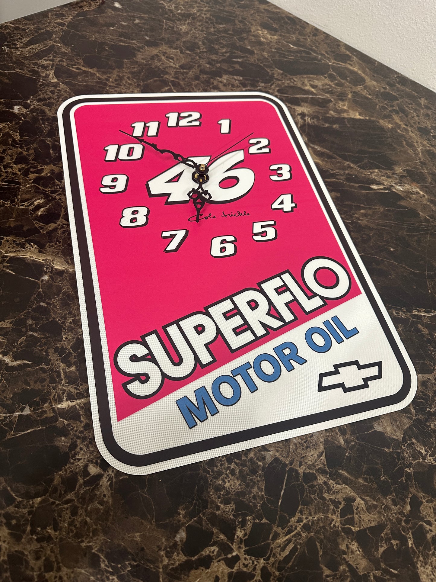 SuperFlo Motor Oil Days of Thunder Clock
