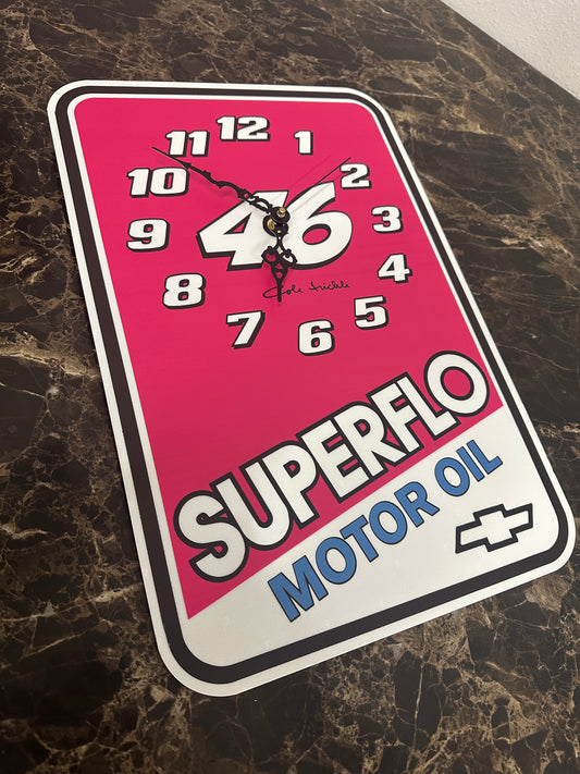 SuperFlo Motor Oil Days of Thunder Clock
