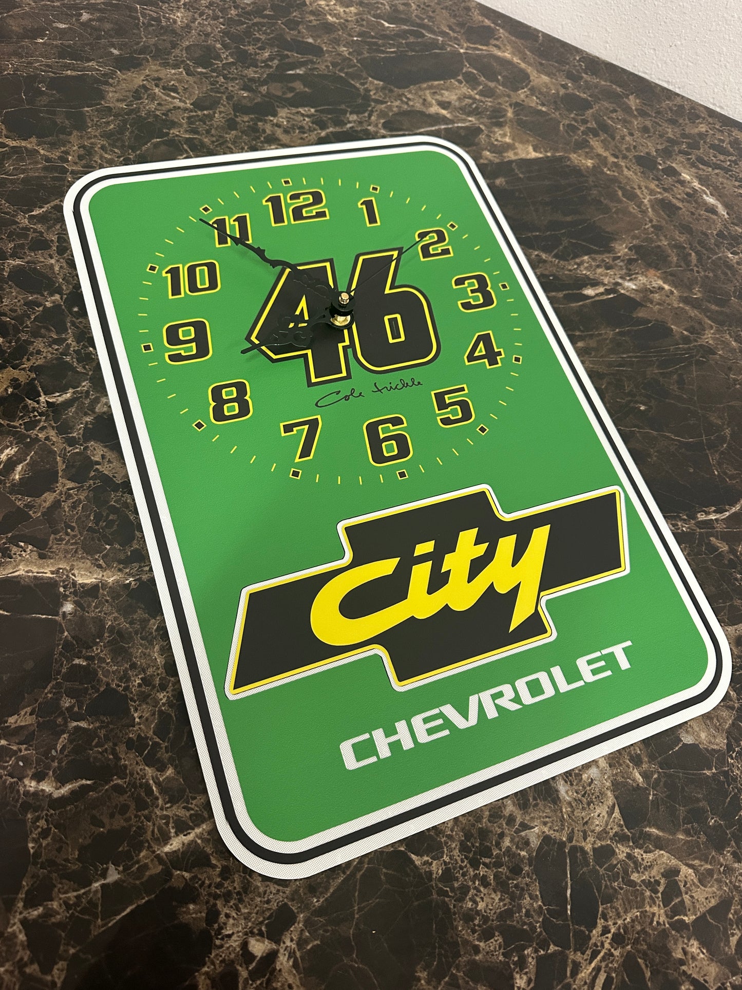 City Chevrolet Days of Thunder Clock