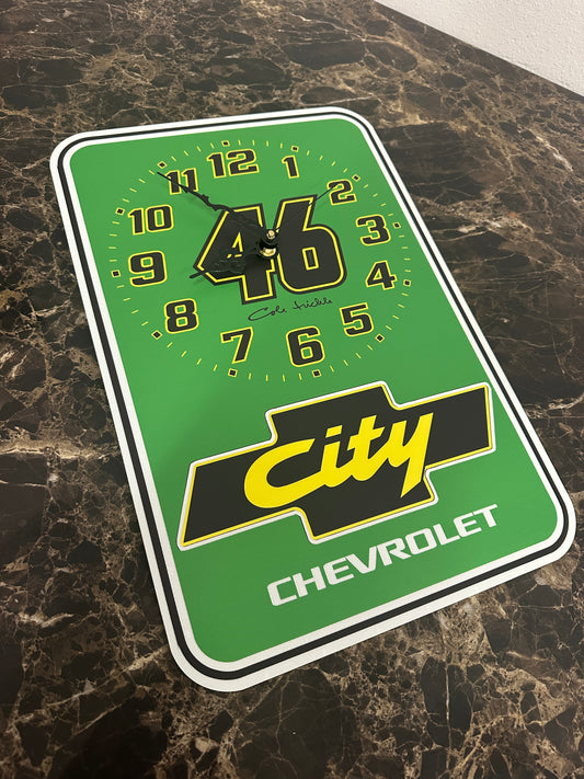City Chevrolet Days of Thunder Clock