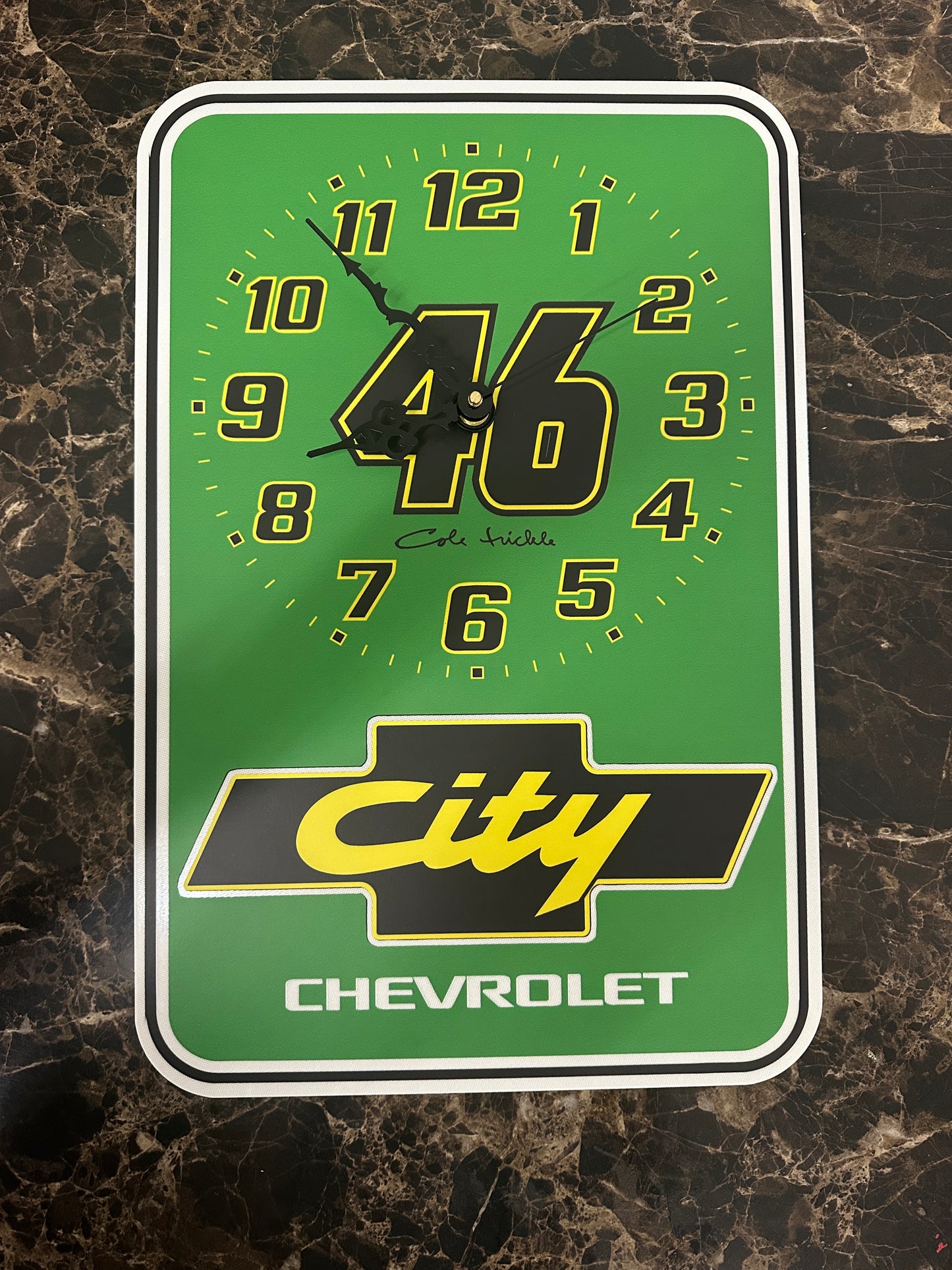 City Chevrolet Days of Thunder Clock