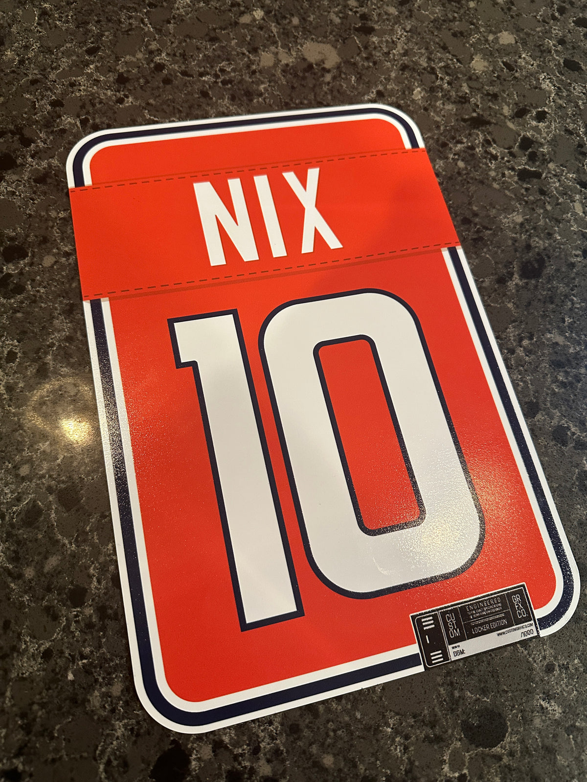 Football LockerMagz jersey number magnet