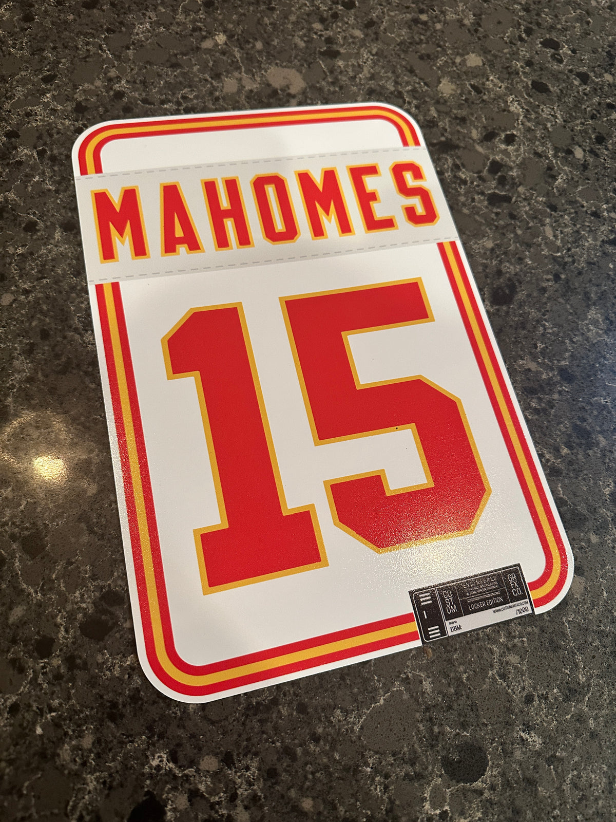 Josh Allen #17 Buffalo Bills custom jersey number locker magnet