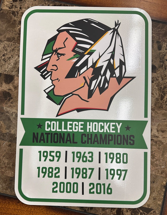 UND National Championships sign
